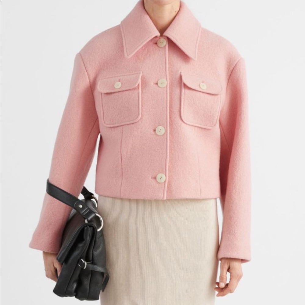 & Other Stories Button Jacket